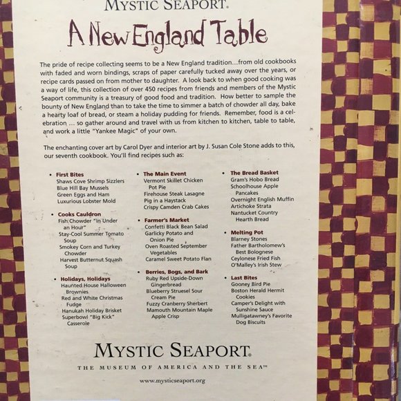 Mystic Seaport - NEW ENGLAND COOKBOOK - Picture 4 of 7